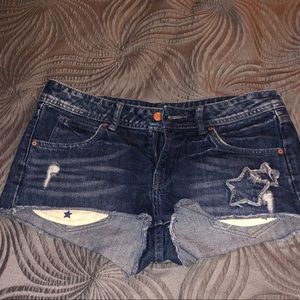 Jean cutoff shorts